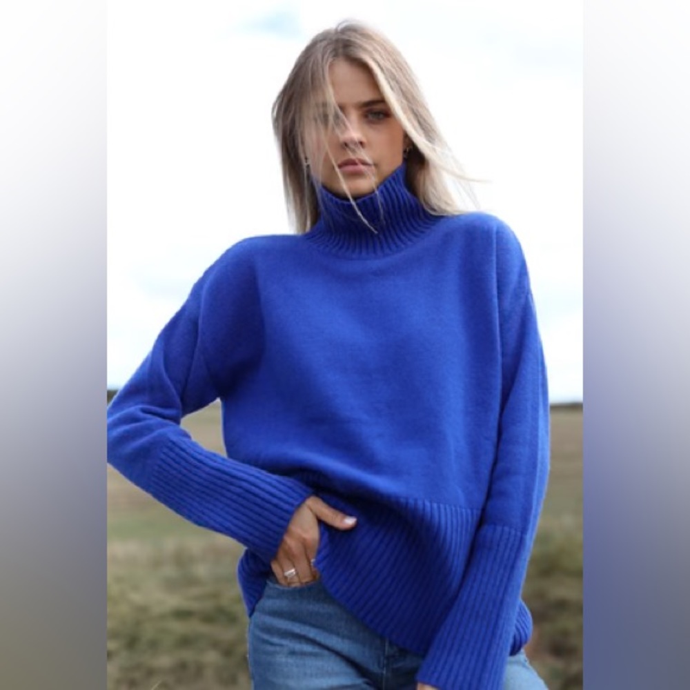 JAM Industries Cashmere Cobalt Sweater!